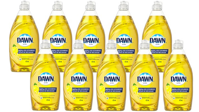 Dawn Lemon Dishwashing Liquid 10 Pack