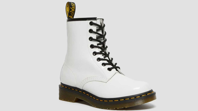 Dr Martens Womens Patent Boots