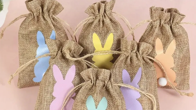 Easter Bunny Tail Puff Bags