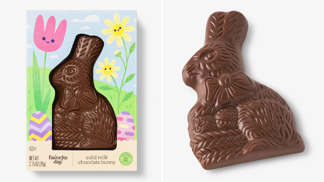 Easter Small Sitting Milk Chocolate Bunny