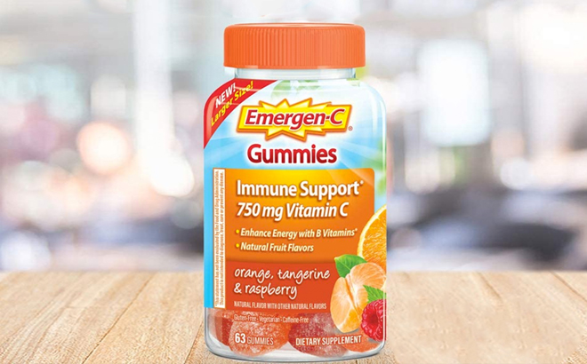 Emergen C 750mg Vitamin C Gummies for Adults Gluten Free