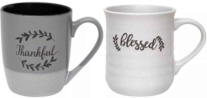 Enchante Mugs Thankful Blessed