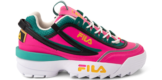 FILA Disruptor 2 Womens Shoes in Glow Pink Color 1