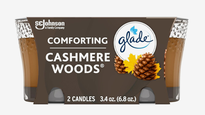 Glade Jar Candles Cashmere Woods