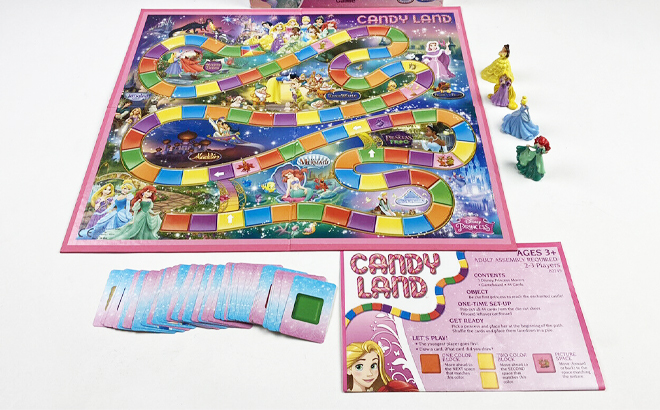 Hasbro Gaming Candy Land Disney Princess Edition Board Game