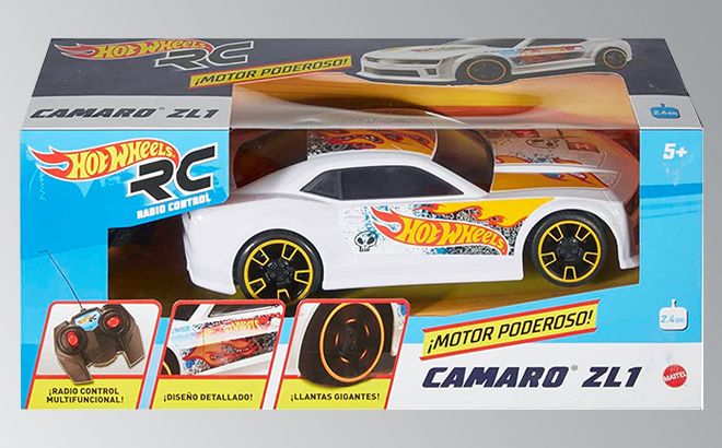 Hot Wheels Camaro Remote Control Car in a box