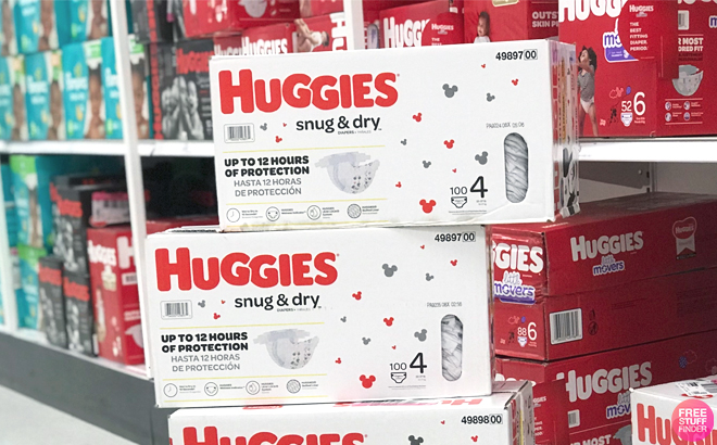 Huggies diapers are over 30% off on  right now