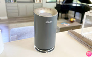 Hunter HEPA Digital Air Purifier on a Table