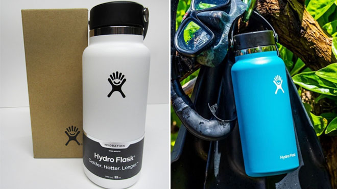 Hydro Flask Wide Flex Cap Water Bottles 32 Oz