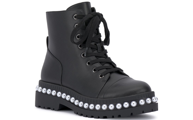 Jessica Simpson Pearl Accent Eilir Combat Boot