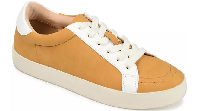 Journee Collection Womens Sneakers in cognac