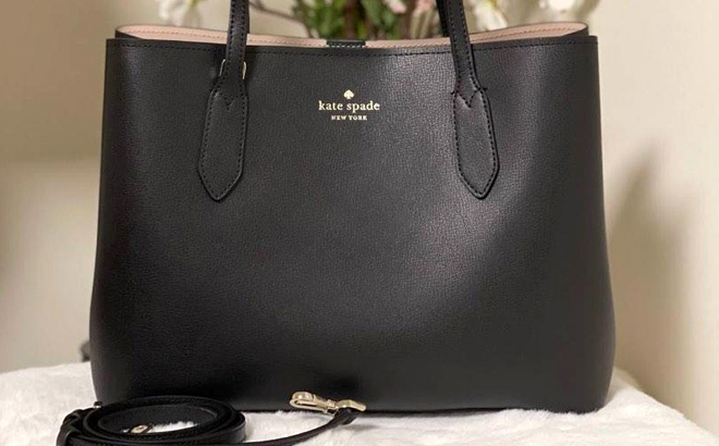 Kate Spade Harper Satchel in Black Color