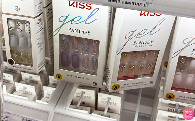 Kiss Nails Gel Fantasy Rainbow Rings