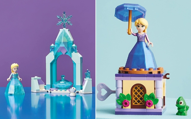 LEGO Disney Elsa Castle Courtyard 2