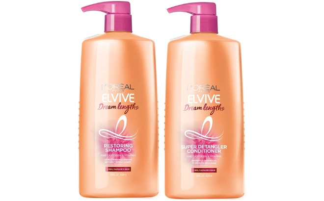 LOreal Paris Elvive Dream Lengths Shampoo and Conditioner Kit 1