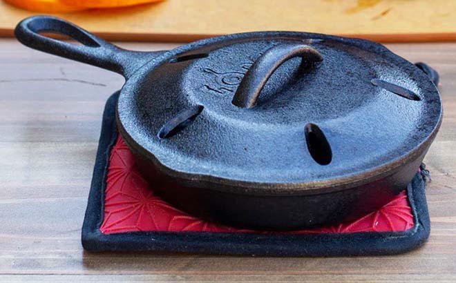 Lodge 6 5 Inch Cast Iron Smoker Skillet