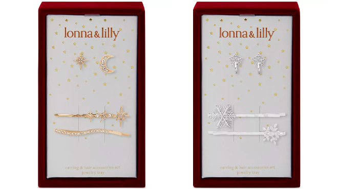 Lonna Lilly Jewelry Gift Sets Star Moon and Snowflakes