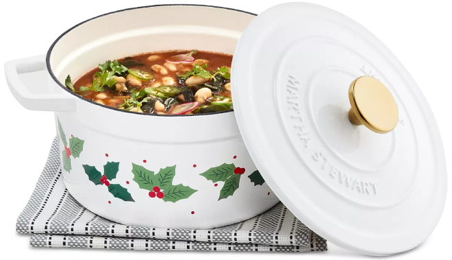 Martha Stewart Holly 4 Quart Dutch Oven