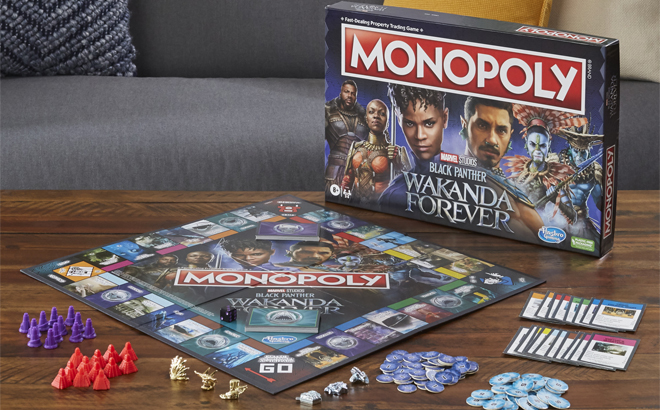 Marvel Studios Black Panther Monopoly Game