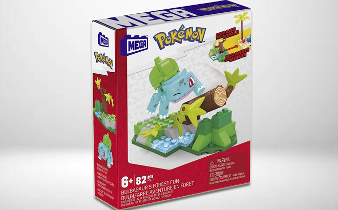 Mega Pokemon Bulbasaurs Forest Fun Building Set Box