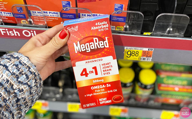 MegaRed 4-in-1 Advanced Omega-3 Fish and Krill Oil