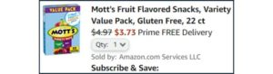 Motts Fruit Flavored Snacks 2