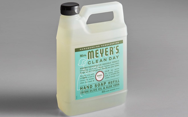 Mrs Meyers Hand Soap Refill in Basil Scent