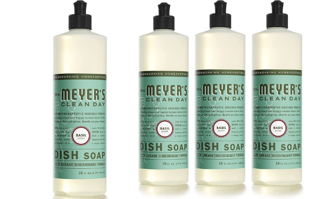 Mrs Meyers Liquid Dish Soap 1