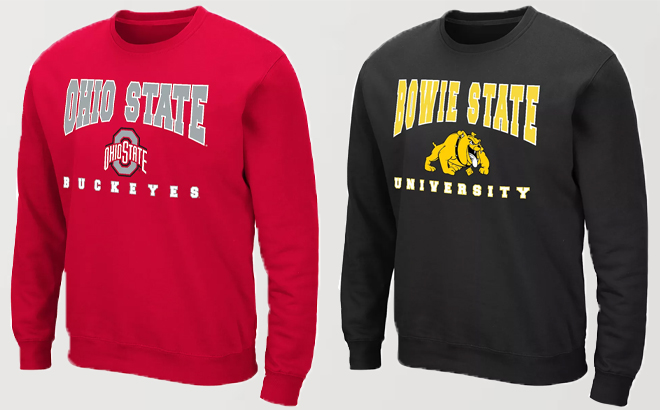 NCAA Ohio State Bowie State Mens Sweatshirts