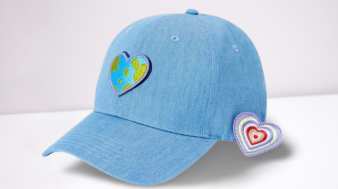 No Boundaries Womens Juniors Baseball Cap with 2 Patches