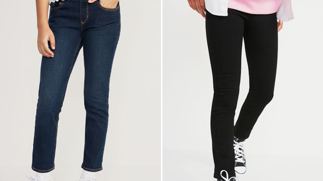 Old Navy Girls Skinny Pull On Jeans and Old Navy Girls Skinny Pull On Jeans