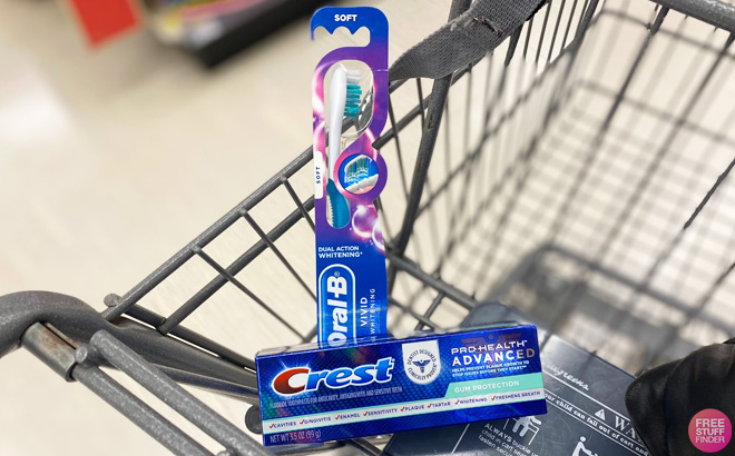 Oral B and Crest Touch of Scope Whitening Toothpaste 4