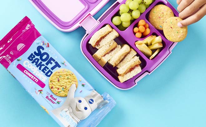 Pills bury Mini Soft Baked Cookies on lunchbox