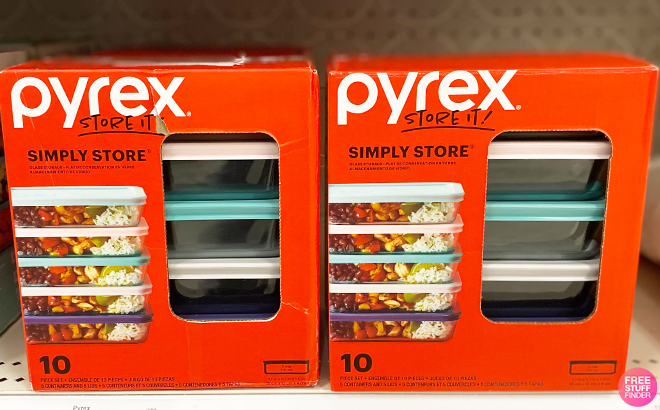 Pyrex 22-Piece Glass Storage Set Just $25.49 + FREE Shipping