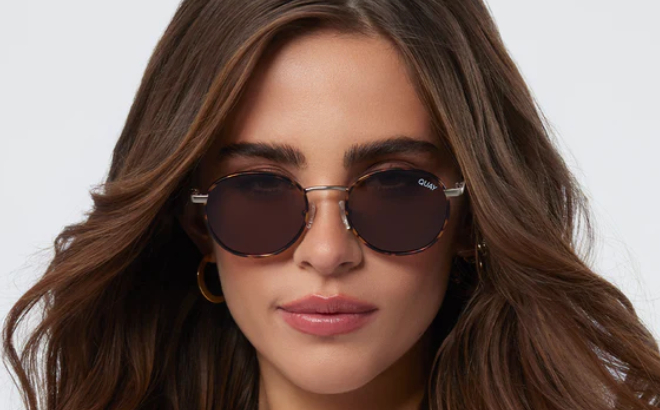 Quay Australia Talk Circles Sunglasses