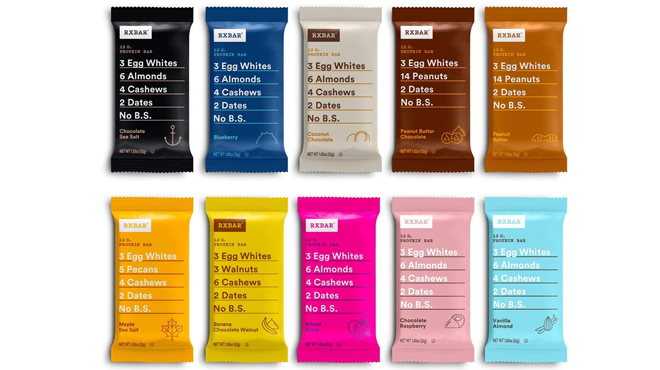 RXBar Protein Bars Variety Pack 40Counts