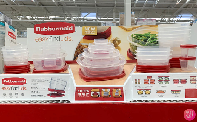 Rubbermaid Easy Find Lids 60-piece Food Storage Set $20.99 