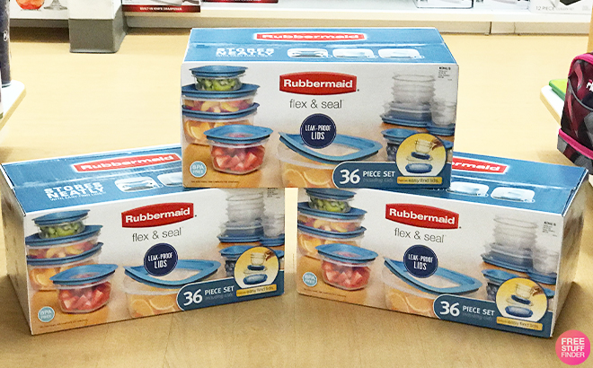 https://www.freestufffinder.com/wp-content/uploads/2023/03/Rubbermaid-Flex-Seal-36-Piece-Food-Storage-Set-on-a-Floor.jpg