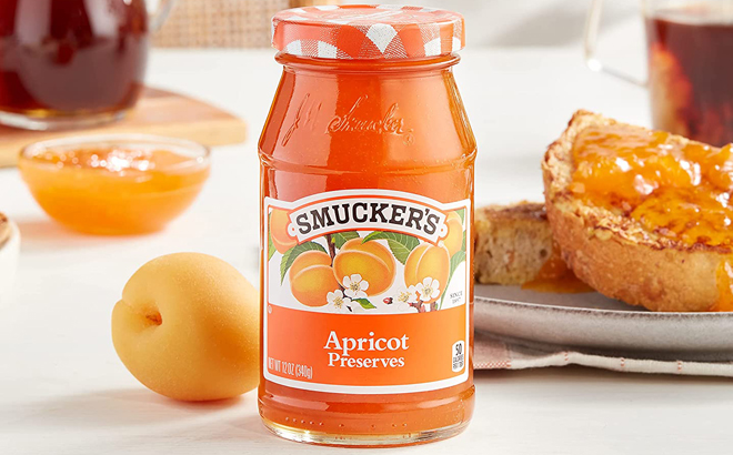 Smuckers Apricot Preserves 12 Oz 6 Pack