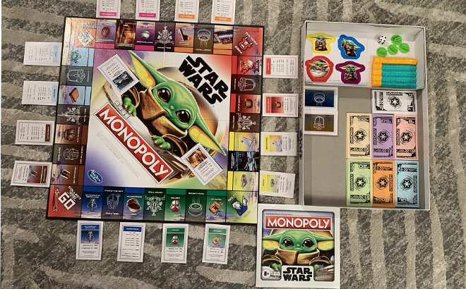 Star Wars The Mandalorian Monopoly Board Game