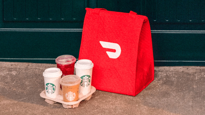 Starbucks and Doordash