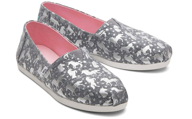 TOMS Womens Alpargata Unicorns Shoes