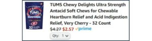 TUMS Chewy Delights Ultra Strength Antacid 32 Count