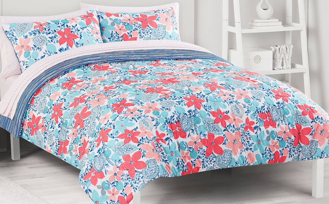 The Big One Amelia Floral Reversible Comforter Sets