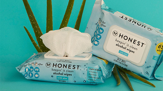 The Honest Company Keepin it Clean Alcohol Wipes