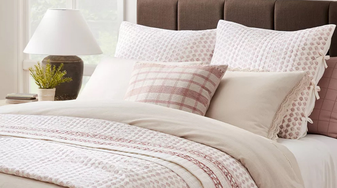 Threshold FullQueen Comforter Sham Set