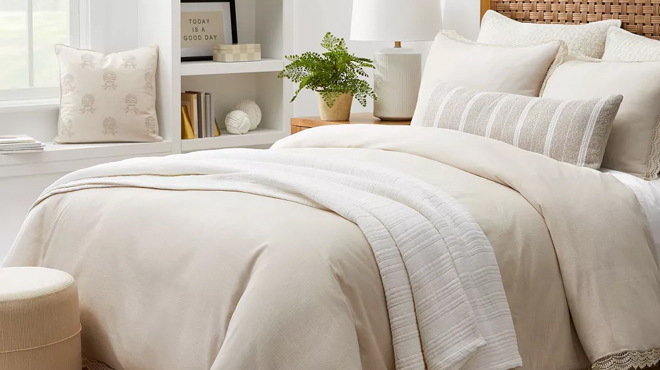 Threshold King Duvet Sham Set