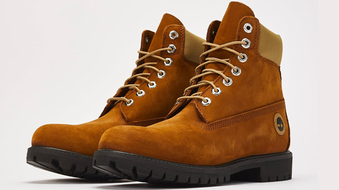 Timberland Mens Premium Tan Boots