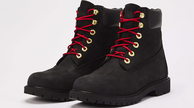 Timberland Womens Heritage Lux Boots in Black