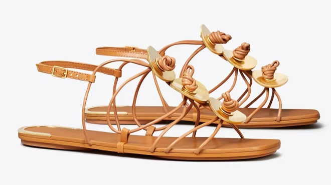 Tory Burch Knotted Sandal1